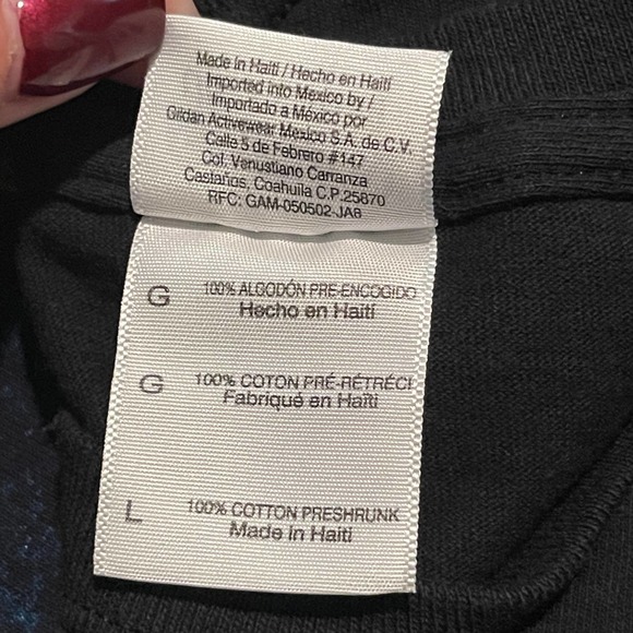 Novelty‎ Shirt Adult Large Blue Patriotic Flag Short Sleeve Gildan USA - Picture 5 of 10